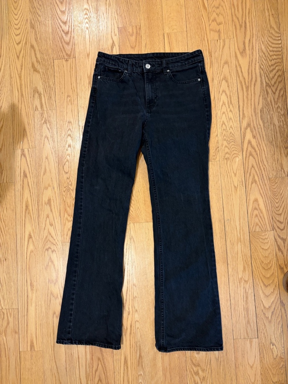 Classic Black Women's Bootcut Jeans black grey 6